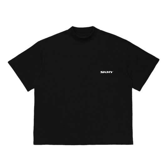 SKHY Logo Tee - Midnight Black