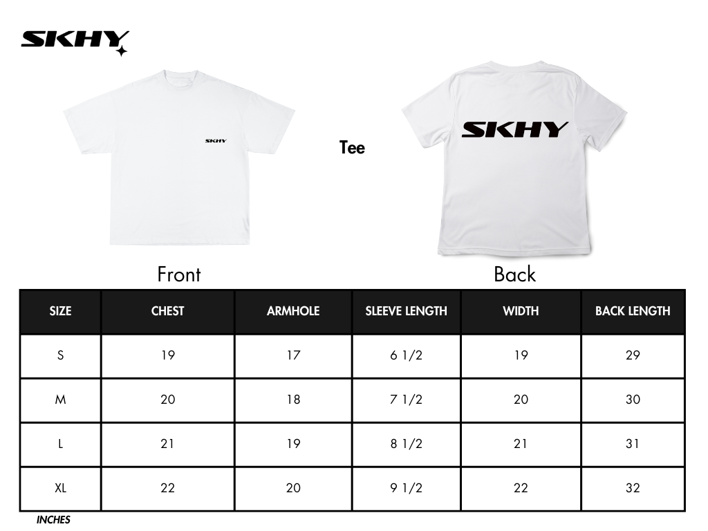 SKHY Logo Tee - Pure White