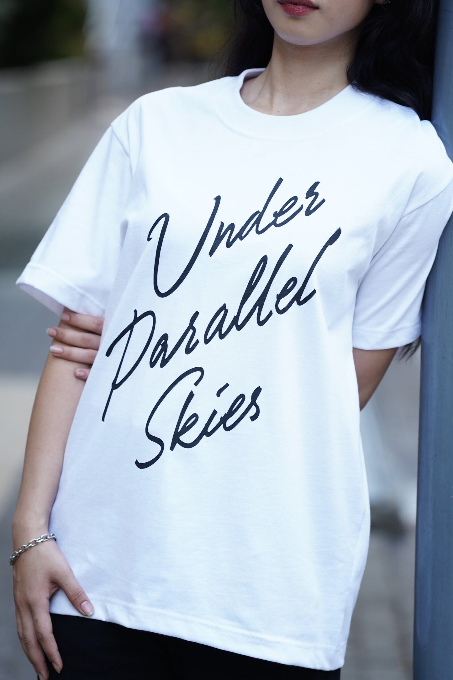 SKHY × Under Parallel Skies WHITE TEE