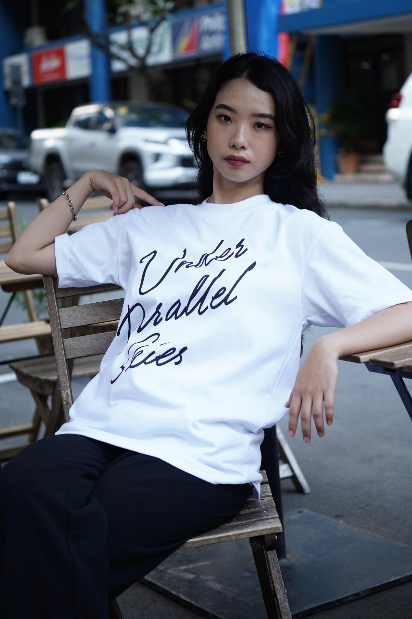 SKHY × Under Parallel Skies WHITE TEE